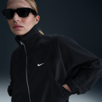 Veste oversize déperlante avec protection uv nike everything wovens pour femme - noir Veste oversize déperlante avec protection uv nike everything wovens pour femme - noir