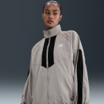 Veste oversize nike windrunner pour femme - gris