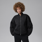 Veste renegade matelass�e jordan flight pour femme - noir