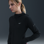 Veste de running ajustée therma - fit nike swift pour femme - noir Veste de running ajustée therma - fit nike swift pour femme - noir