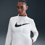 Veste de running dri - fit nike tempo swoosh run pour femme - blanc