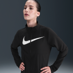 Veste de running dri - fit nike tempo swoosh run pour femme - noir