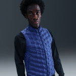 Veste de running sans manches en duvet nike therma - fit adv repel aeroloft pour homme - bleu Veste de running sans manches en duvet nike therma - fit adv repel aeroloft pour homme - bleu