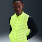 Veste de running sans manches en duvet nike therma - fit adv repel aeroloft pour homme - jaune Veste de running sans manches en duvet nike therma - fit adv repel aeroloft pour homme - jaune