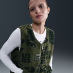 Veste sans manches en fleece épais nike pour femme - vert Veste sans manches en fleece épais nike pour femme - vert