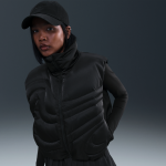 Veste sans manches oversize en duvet nike swoosh series pour femme - noir Veste sans manches oversize en duvet nike swoosh series pour femme - noir