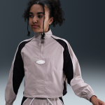 Veste de survtement  1 / 4 de zip nike pour fille - pourpre