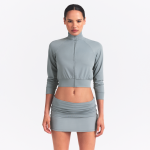 Veste de surv�tement nikeskims airy pour femme - bleu