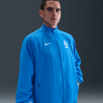 Veste de survêtement replica nike football pays - bas 2004 total 90 reissue pour homme - bleu Veste de survêtement replica nike football pays - bas 2004 total 90 reissue pour homme - bleu