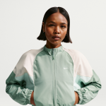Veste de surv�tement r�tr�cie nike pour femme - vert