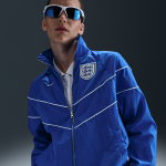 Veste tisse anti - uv nike football angleterre windrunner pour femme - bleu