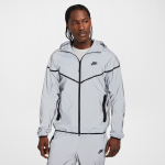 Veste tiss�e � motifs r�fl�chissants nike tech pour homme - gris