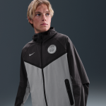 Veste tissée à zip nike football paris saint - germain tech windrunner pour homme - gris Veste tissée à zip nike football paris saint - germain tech windrunner pour homme - gris