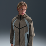 Veste windrunner tissée ample à motif color block dri - fit nike tech pour homme - gris Veste windrunner tissée ample à motif color block dri - fit nike tech pour homme - gris