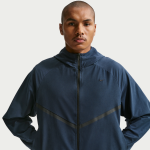 Veste windrunner � zip en maille shori nike tech pour homme - bleu