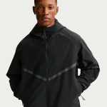 Veste windrunner � zip en maille shori nike tech pour homme - noir