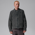 Veste workwear jordan flight en velours c�tel� pour homme - noir