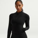 Veste � zip dri - fit nike zenvy pour femme - noir