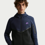 Veste � zip en fleece windrunner nike tech pour homme - bleu