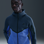 Veste � zip en fleece windrunner nike tech pour homme - bleu