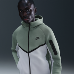 Veste � zip en fleece windrunner nike tech pour homme - gris