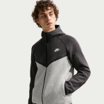 Veste � zip en fleece windrunner nike tech pour homme - gris