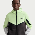 Veste � zip en fleece windrunner nike tech pour homme - vert
