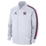 Veste  zip et  manches longues jordan nba 2025 all - star weekend showtime pour homme - blanc