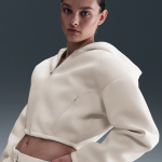 Veste entièrement zippée nike pour femme - marron Veste entièrement zippée nike pour femme - marron