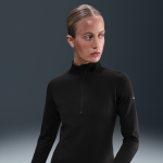 Vêtement deuxième couche à demi - zip therma - fit nike one pour femme - noir Vêtement deuxième couche à demi - zip therma - fit nike one pour femme - noir