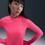 Vêtement première couche à manches longues dri - fit adv nike acg « chinati » pour femme - rose Vêtement première couche à manches longues dri - fit adv nike acg « chinati » pour femme - rose