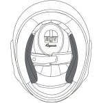 Agv x3000, coussinets de joue