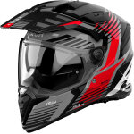 Airoh helm bandit spicy schwarz / grau - rot - gr��e xxl