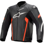 Alpinestars faster v2, veste en cuir