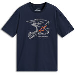 Alpinestars mx helmet csf, t - shirt