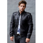 Blackbird retro, veste en cuir