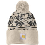 Carhartt knit pom jacquard, bonnet