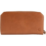 Carhartt leder clutch, portefeuille femmes