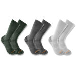 Carhartt midweight tencel comfort crew, chaussettes 3 - pack