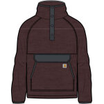 Carhartt relaxed, pull - over polaire pour femmes