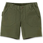 Carhartt rugged flex canvas work, short femme