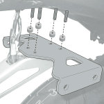 Givi 1152kit f�r honda cb500f, kit de montage