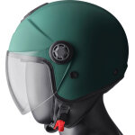 Gms - moto gelato mint, casque ouvert