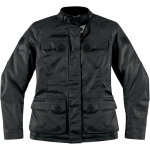 Icon 1001 akorp, veste en cuir femme