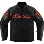 Icon mesh af, veste en cuir / textile Icon mesh af, veste en cuir / textile