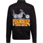 King kerosin motor gear - psychedelic chopper, chemise / veste tex