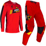 Leatt 3. 5 s24 red, ensemble jersey / pantalon textile