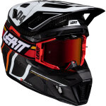 Leatt 9. 5 carbon - white, casque de motocross