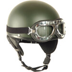Mil - tec oldtimer, casque demi - coquille