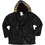 Mil - tec us aviator parka n3b, veste en textile